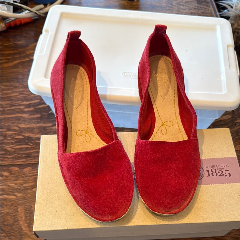 Red Suede Women's Shoes Clark’s